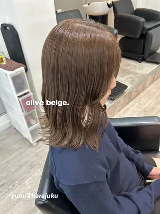 ミディアム カラー パーマ ヘアアレンジ メンズ ワット 原宿のヘアスタイル