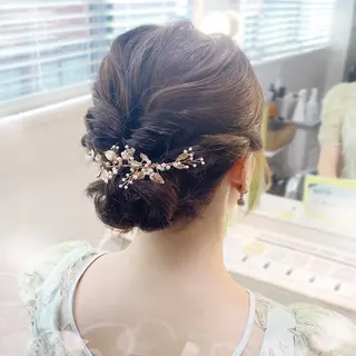ヘアアレンジ 🎼艶感カラー ヘアメ たま🎀のヘアスタイル