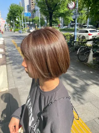 ミディアム 脇坂 誠也のヘアスタイル