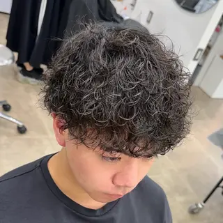 ミディアム メンズ メンズ特化美容師 🐈⬛RUNAのヘアスタイル