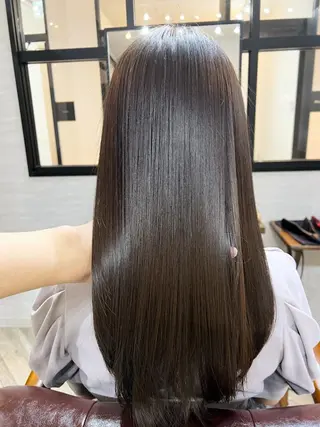 ロング 縮毛矯正×髪質改善 店長　DAITOのヘアスタイル