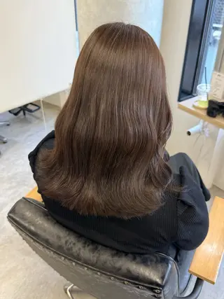 ロング カラー ヘアアレンジ Himawari♡ 柔らかいカラーのヘアスタイル