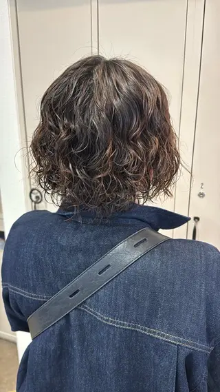 ショート パーマ パーマ/ハイトーン /吉田眞のヘアスタイル