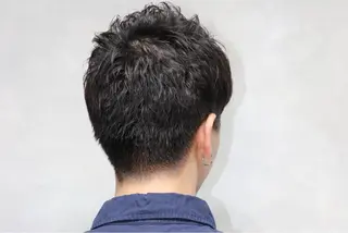 カラー パーマ メンズ 半個室メンズ カット🥕羽鳥淳妃のヘアスタイル