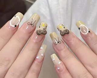 ネイル By moonネイル 🌷ワンホン/韓国風のネイルデザイン