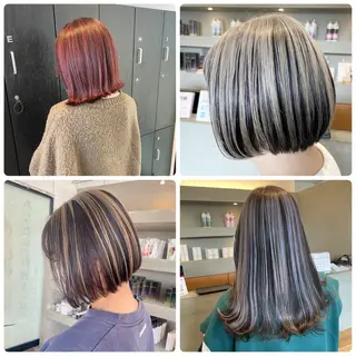 カラー ✨似合わせショート、 ボブ✨豊田拓真のヘアスタイル