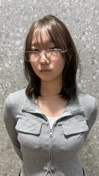 ミディアム フェザーショート/ メンズカラー/龍稀のヘアスタイル