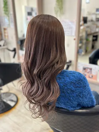 ロング 艶カラー🫧/シール エクステRYOKAのヘアスタイル
