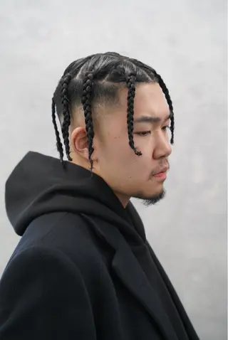 ミディアム メンズ 本間 颯太のヘアスタイル