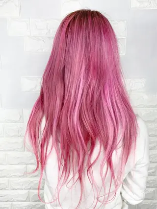 セミロング カラー ヘアアレンジ 次世代シールエクステ 錦糸町 小泉 朋之のヘアスタイル