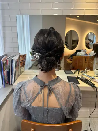 ミディアム ヘアアレンジ Neolive 千尋のヘアスタイル