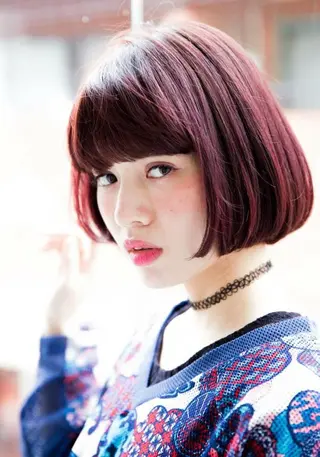 ショート ミディアム カラー 内藤 達也のヘアスタイル