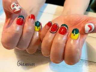 ネイル GéRanium Harukaのネイルデザイン