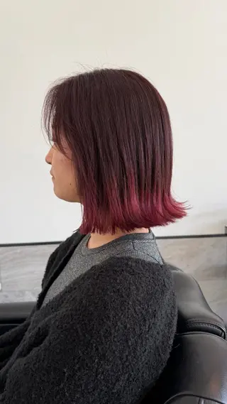 ミディアム カラー ブリーチ/髪質改善/ メンズ/ KOKIのヘアスタイル