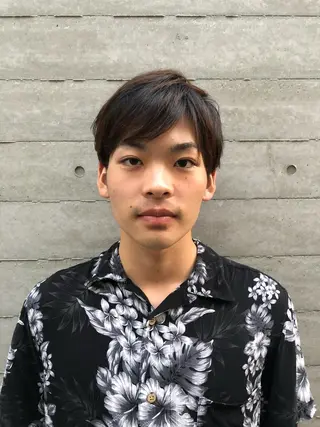 メンズ ✨色持ちの良い艶 カラー✨蟹江真世のヘアスタイル