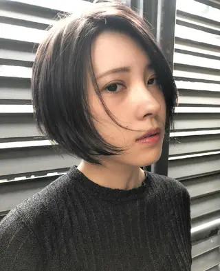 ショート ショート✨ボブ✨代表 新田見美仁のヘアスタイル