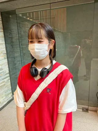 ショート デザインカラー/ボブ ブリーチカラー/ユリのヘアスタイル