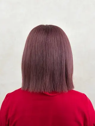 ミディアム カラー 倉澤 愛理のヘアスタイル