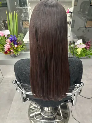 ロング 佐藤 莉子のヘアスタイル