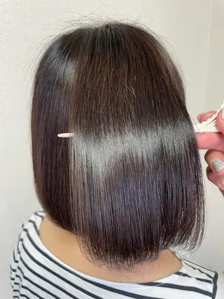 ミディアム 髪質改善お任せ ください♪ひとみのヘアスタイル