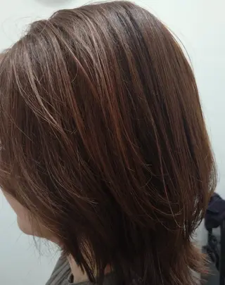 セミロング 髪質改善/星野久美子 /撮影モデル募集のヘアスタイル