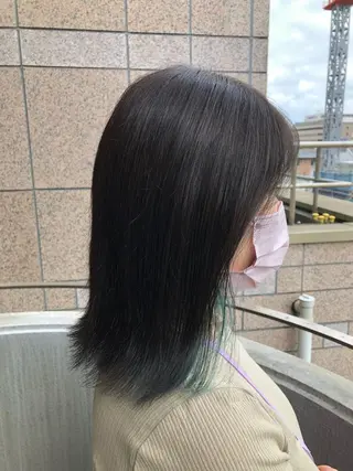 ミディアム カラーアンドケアリタ kitamuuuのヘアスタイル