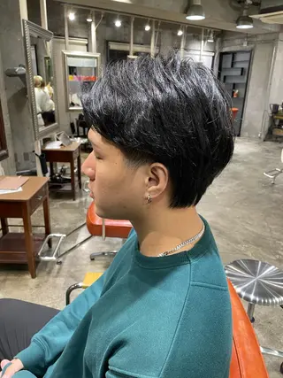 ショート 🔥コテ巻き風 ボブパーマ🔥のヘアスタイル