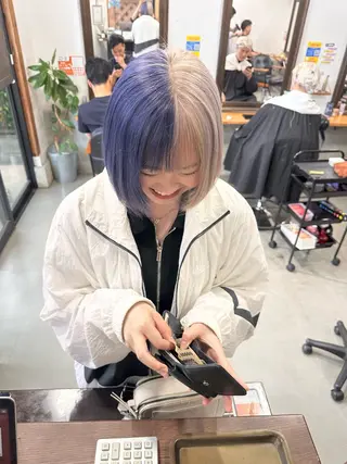ショート カラー 💖艶・ブリーチ 透明感miyu💖のヘアスタイル