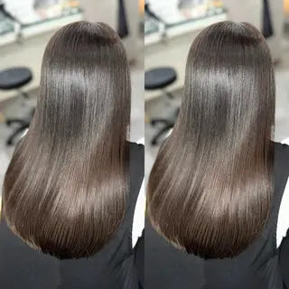 ロング 髪質改善🩵縮毛矯正 代々木/木下のヘアスタイル