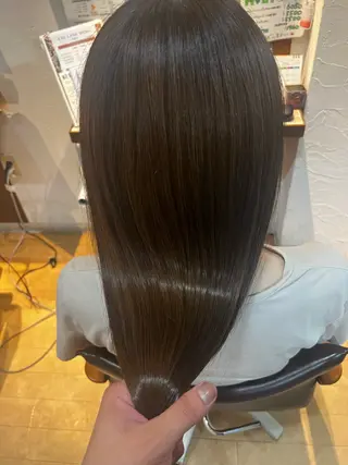 ロング カラー 髪質改善TR特化 副店長 坂田一樹】のヘアスタイル