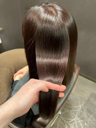 セミロング カラー 小池 穂果/ 府中のヘアスタイル