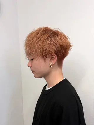 カラー パーマ メンズ セジールヘアメゾン所属・韓国レイヤー/透明感 カラー🐈曾根高のヘアスタイル