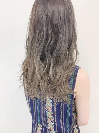 ロング カラー 肌に馴染むカラー 梅田・増田のヘアスタイル