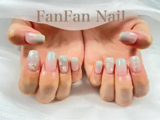 ネイル FanFan 長さ出し専門のネイルデザイン
