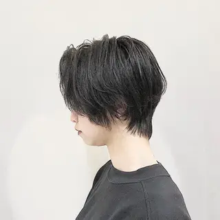ショート カラー カラーモデル募集中 美容室ハピスのヘアスタイル