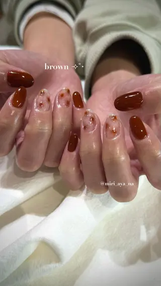 ネイル 新宿代々木/ちゅるん キレイめ/miriのネイルデザイン