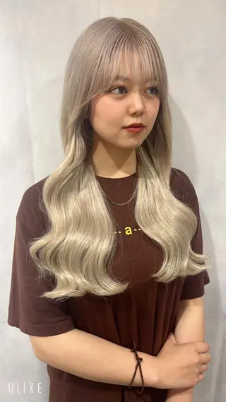 ロング カラー 🐈‍⬛ララモアナ yuri🐈‍⬛のヘアスタイル