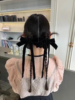 ロング ヘアアレンジ 髪質改善特化🥣🫧 天神美容室のヘアスタイル