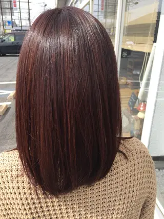 カラー 中山 ルミ子のヘアスタイル