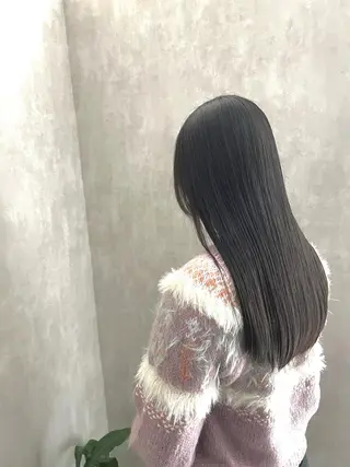 ロング 縮毛矯正/レイヤー/ 表参道/OMAEのヘアスタイル