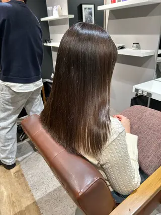 セミロング 綾/似合わせcut うめだの隠れ家サロンのヘアスタイル