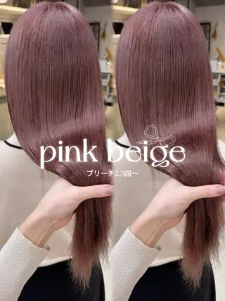 ロング カラー 透明感カラー 💞みどりのヘアスタイル
