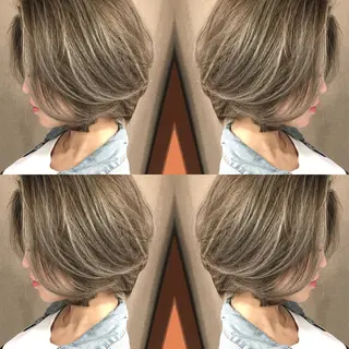 ショート カラー 井上 一平のヘアスタイル