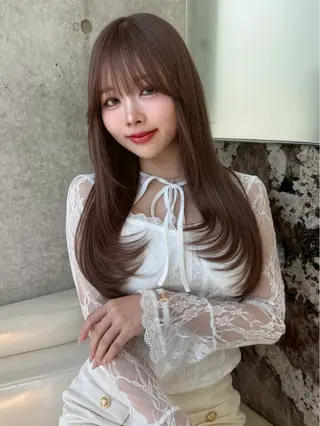 ロング 🩵レイヤー/ショー ト/🫧harukaのヘアスタイル