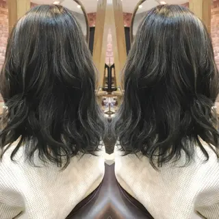 ミディアム カラー 重政 和樹のヘアスタイル