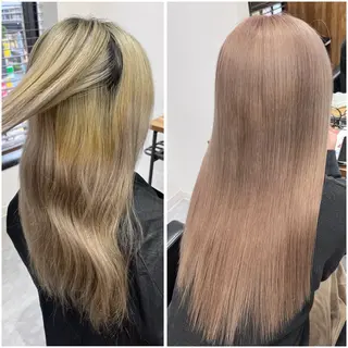 セミロング カラー MAKO ❤️🔥NEXTのヘアスタイル