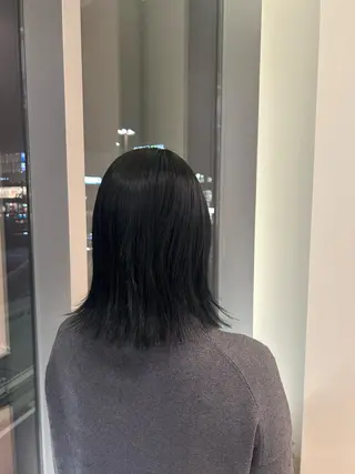 ミディアム 小谷 歩花のヘアスタイル