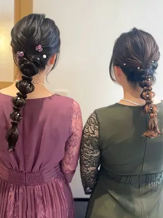 セミロング ヘアアレンジ 札幌 ヘアアレンジ 🍎 タナカセリナのヘアスタイル