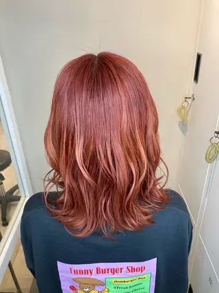 ミディアム カラー 高木 陽平のヘアスタイル