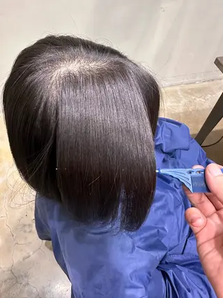 ミディアム 鈴木 アナンのヘアスタイル